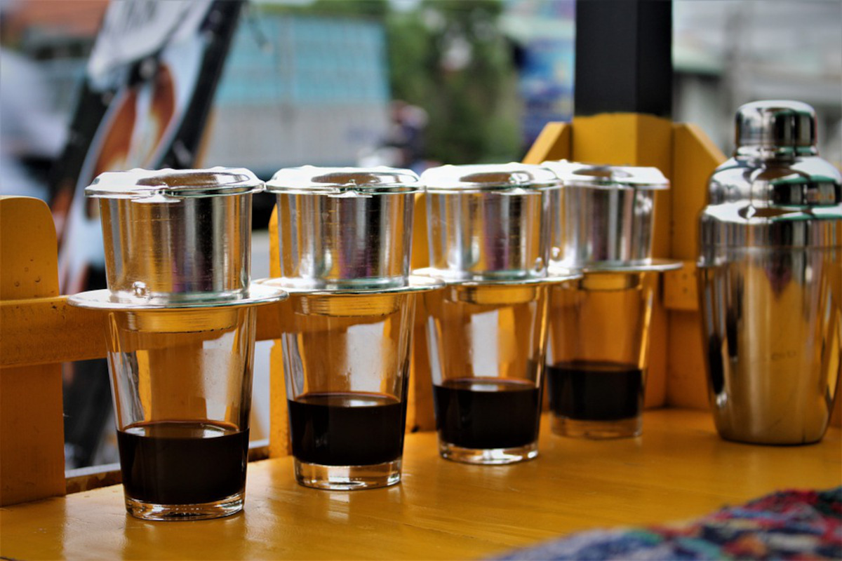 Black Vietnamese coffee