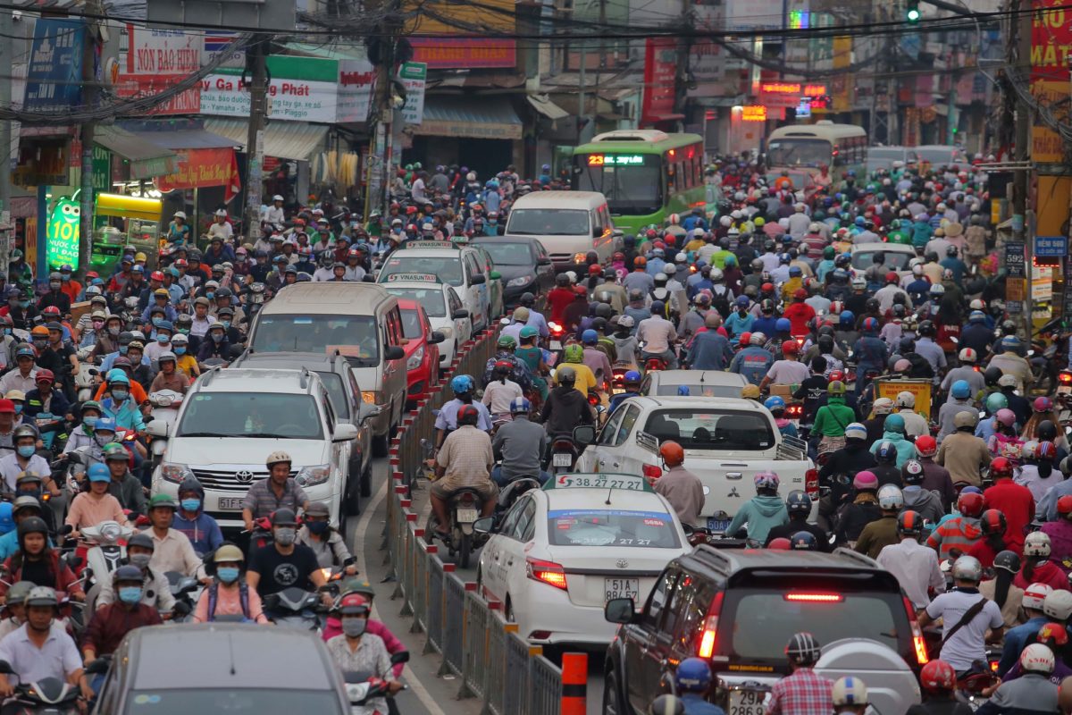 Traffic congestion in Vietnam