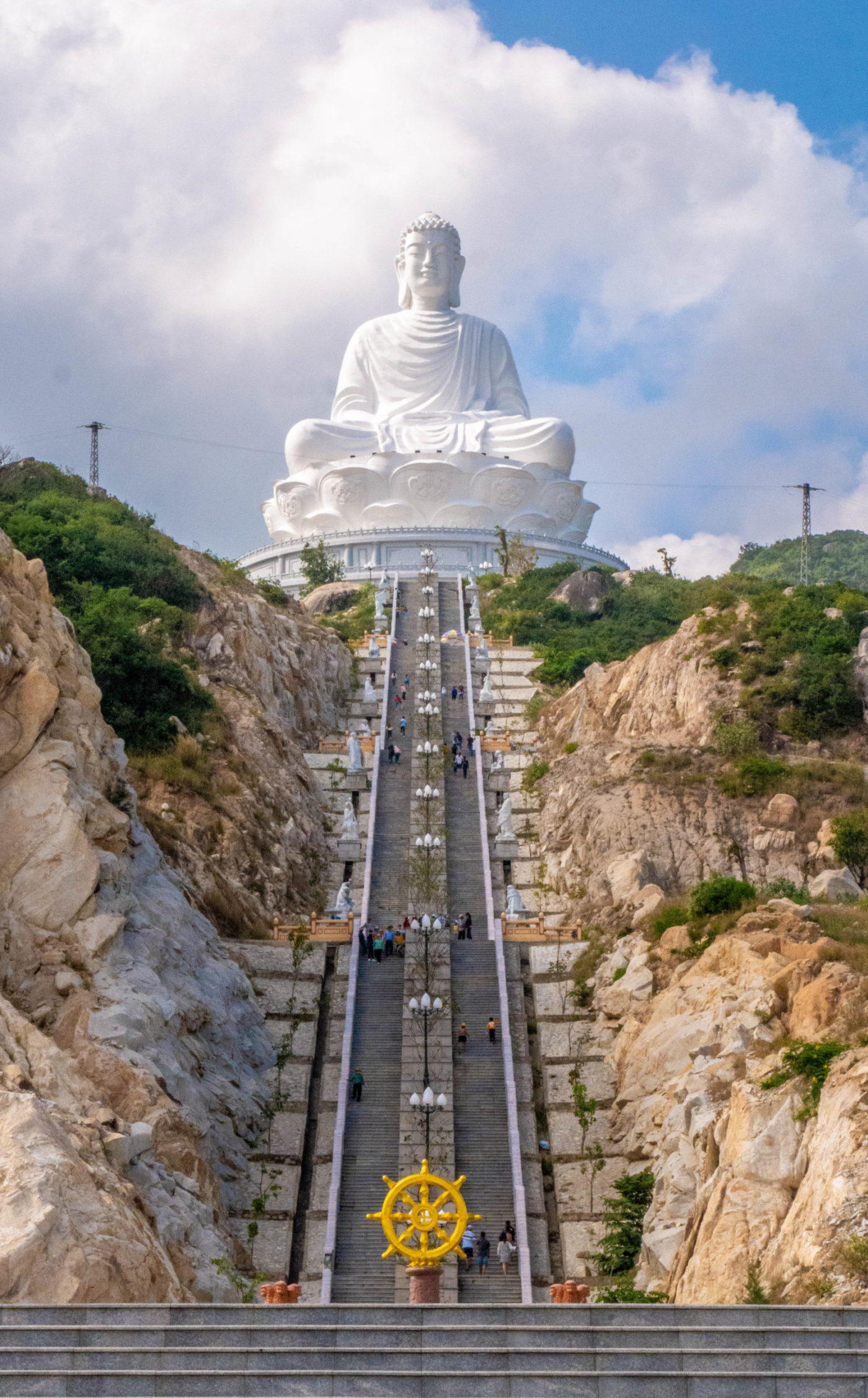 The front view of Ong Nui temple, Binh Dinh