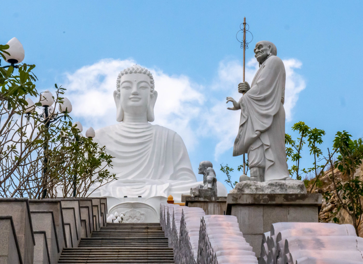 The Buddha statue at Ong Nui temple, Binh Dinh