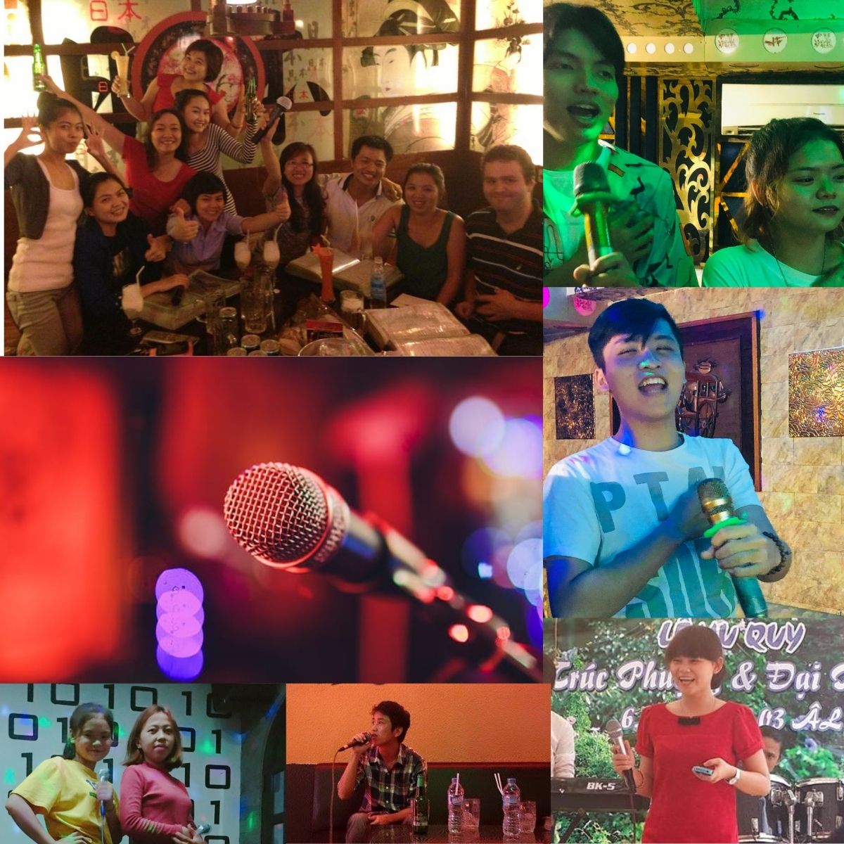 Vietnamese people love karaoke