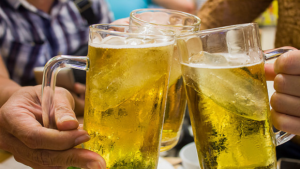Puting ice in beer in Vietnam