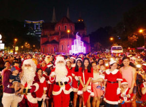 Christmas celebration in Saigon