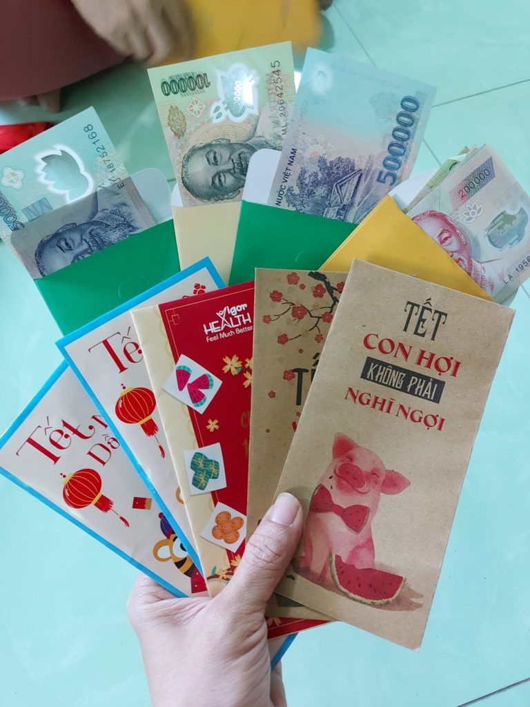 Tet Lucky Money in Vietnamese New Year 2